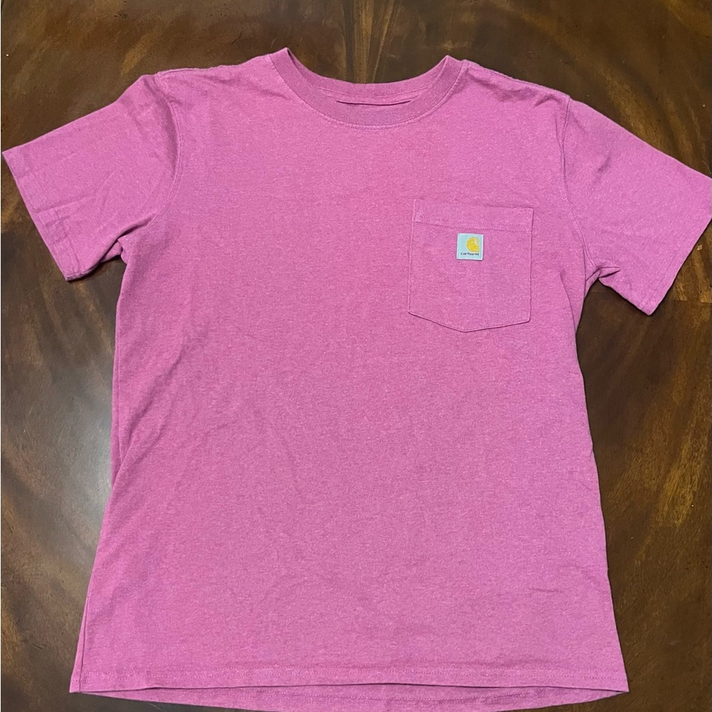 Carhartt Short-Sleeve Pocket Tee in Pink